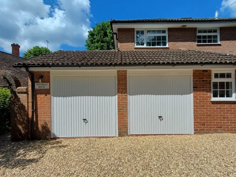 Up and over garage door